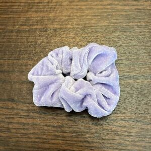 Lavender Velvet Hair Scrunchie